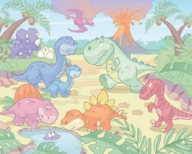 Tapet Walltastic Bebe - Lumea lui Dino (Baby Dino World) - GFK016 GFK016