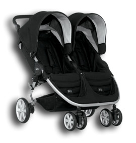 Carucior  Britax  B-AGILE DOUBLE Neon Black - BRT061 BRT061