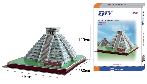 Puzzle 3D DIY Piramida Mayasa 0070