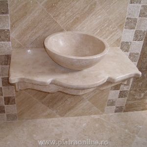 Travertin Noce Tumbled 15x15x1cm