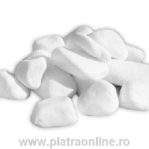 Pebbles Marmura Alba Thassos 6-10 cm KG