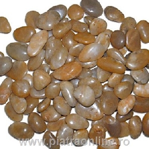 Pebble Yellow Polished Sac 20 Kg