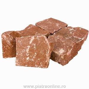 Piatra Cubica Sand Stone Rosu (Natur)