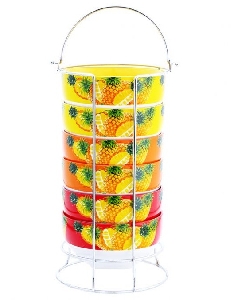 Set 6 boluri ananas Vabene VB-6070011