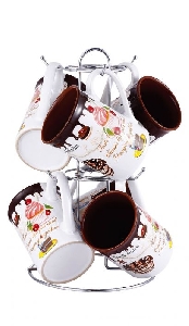 Set 6 cani ceramica muffin Vabene VB-6070085