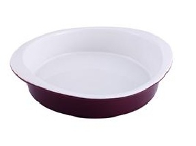 Platou ceramic rotund pentru copt Wellberg WB-35304