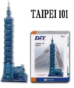 Puzzle 3D DIY Taipei 101