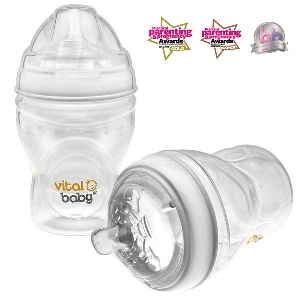 Set 2 biberoane Vital Baby Breast-Like - 240ml 0 luni+