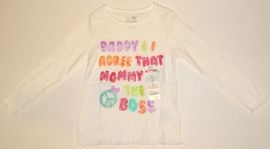 Bluza pentru fetite Daddy I agree that mommy is the boss - 15099