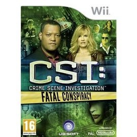 Csi Crime Scene Investigation Fatal Conspiracy Nintendo Wii - VG15101