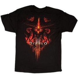 Tricou Diablo 3 Burning Black Marimea S - VG13272