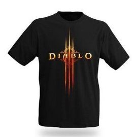 Tricou Diablo 3 Logo Black Marimea L - VG13274