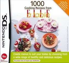 1000 Cooking Recipes From Elle A Table Nintendo Ds - VG9129