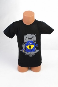 Tricou negru copii Devil - BBN2014A