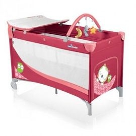 Baby Design Dream 02 raspberry 2014 - Patut pliabil cu 2 nivele