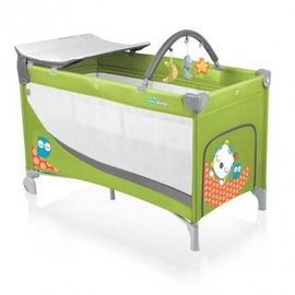 Baby Design Dream 04 green 2014 - Patut pliabil cu 2 nivele