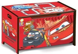 Ladita din lemn pentru depozitare jucarii Disney Cars - BBXTB84715CR