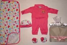 Set hainute bebe 4 piese Little Princess