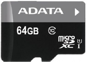 Card de Memorie Adata Premier microSDXC 64GB - clasa 10 cu adaptorA