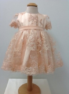 Rochita cu broderie eleganta pentru fetite Little Princess - SNB14_1