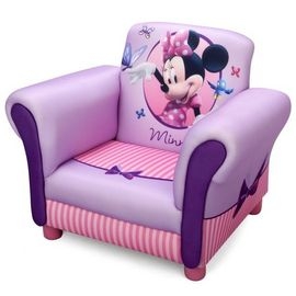 Fotoliu cu cadru din lemn Disney Minnie Mouse pentru copii - BBXTC85604MM