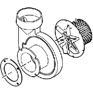 Ventilator radial 7830248 Vitoligno 100-S