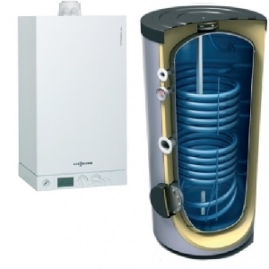 Centrala Vitodens 100-W 32 Boiler Tesy 300 solar