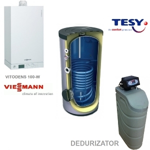 Centrala Vitodens 100-W 35 Boiler 200 Dedurizator