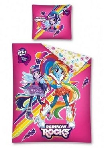 Lenjerie de pat My Little Pony - Equestria Girls 160x200 cm - ZBR19242