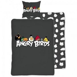 Lenjerie de pat Angry Birds Black - ZBR18073