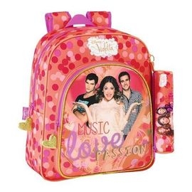 Ghiozdan 38 cm Disney Violetta Colectia Love Music Passion + Penar - ZBR15258