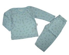 Pijama baieti Happy Toys culoare bleu - HNROMB05