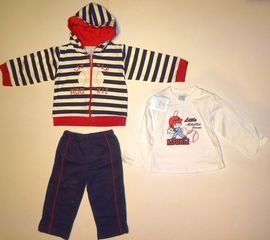 Set hainute imprimeu baseball pentru bebe -14743