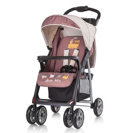 Carucior Baby Max Nicole 2 in 1 cu scaun auto brown - HUBKKNI01501BR