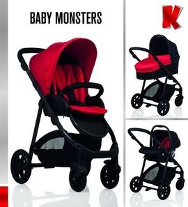 Carucior 3 in 1 Baby Monsters - PJB84