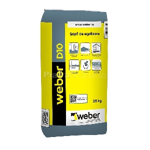 Sapa fina de egalizare Weber D10  30kg