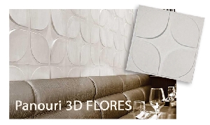 Panou 3D Flores poliuretan