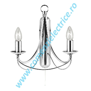 Aplica Maypole 6342-2SS satin silver E14 2x60W