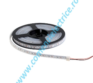 BANDA LUMINOASA LED600 9.6W/M ALB CALD 12V IP65 120 LEDURI