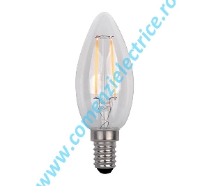 BEC LED CANDLE C35 FILAMENT 4W ALB CALD E14 230V 400LM 2700K