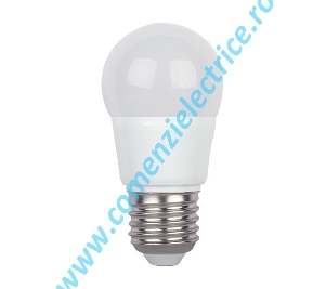 BEC LED GLOBAL G45 5W ALB CALD E27 230V 400LM 2700K