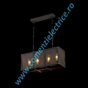 Candelabru Carter 955CARTER4L negru 4xE27 A++