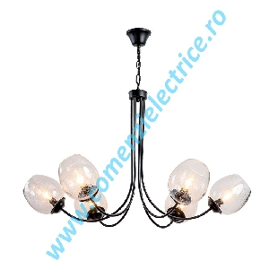 Candelabru Kayla 955KAYLA6 negru 6xE27 A++