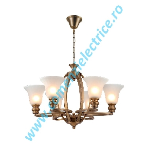 Candelabru Marta 955MARTA6 bronz auriu 6xE27 A++