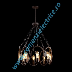 Candelabru Oliver 955OLIVER8 maro 8xE27 A++