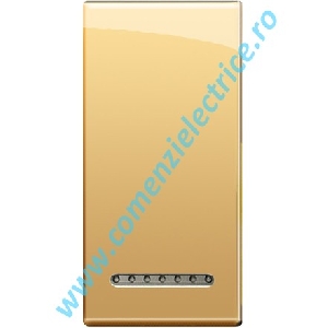 CAPAC TASTA ZAMAK AURIU 1 MODUL LIVING LIGHT BTICINO