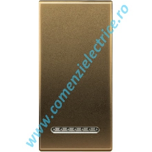 CAPAC TASTA ZAMAK BRONZ 1 MODUL LIVING LIGHT BTICINO