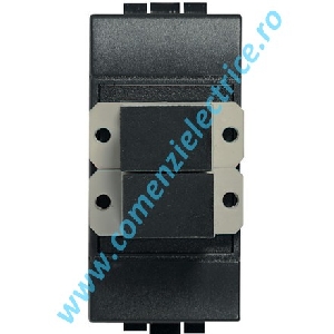 CONECTOR DE CUPLARE PENTRU FIBRA OPTICA SC 1 MODUL ANTRACIT LIVING LIGHT BTICINO