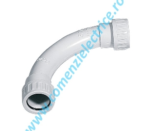 COT PVC 90 DIAMETRU 16MM IP65 GRI