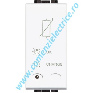 DESCARCATOR SUPRATENSIUNE 230V 1 MODUL ALB LIVING LIGHT BTICINO